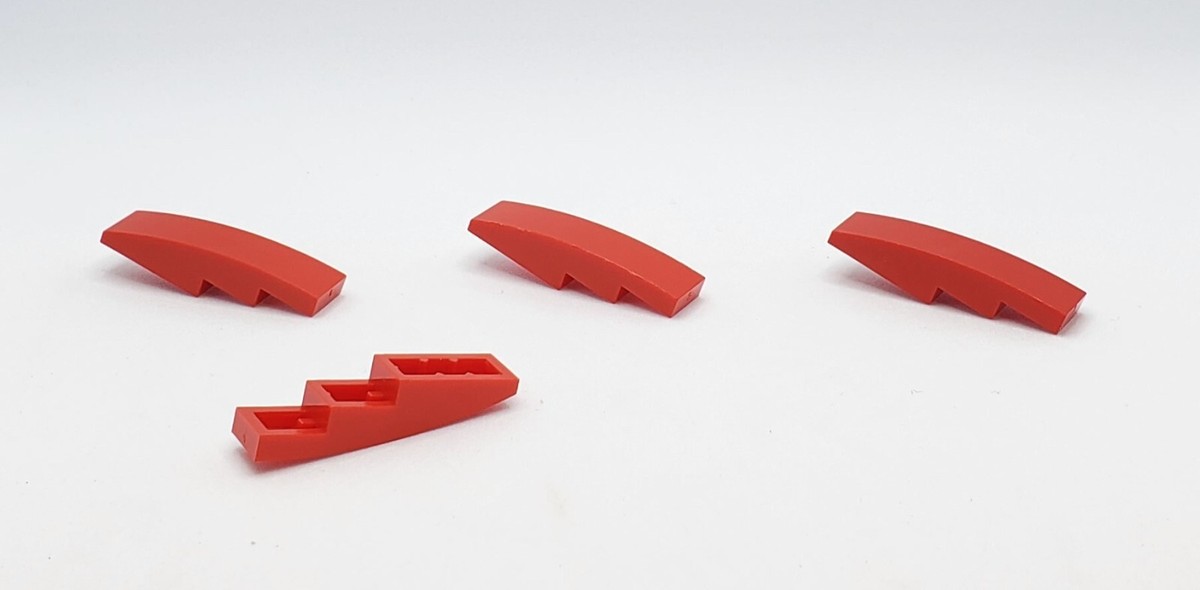 LEGO Parts Slope Curved 4 x 1 4x1 61678 11153 [4 pieces