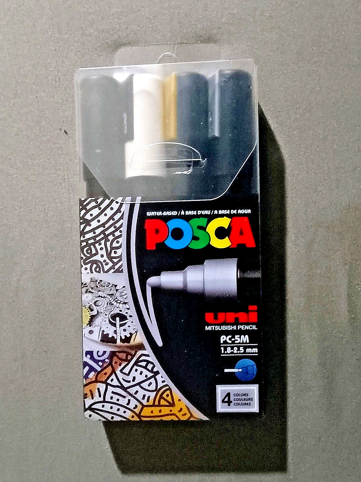 Uni POSCA PC-5M Water-Based Paint Markers, Medium Point (1.8
