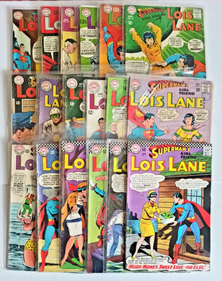 SILVER AGE Superman's Girlfriend Lois Lane | x18 issues | #71-91  | 1966 DC FN+