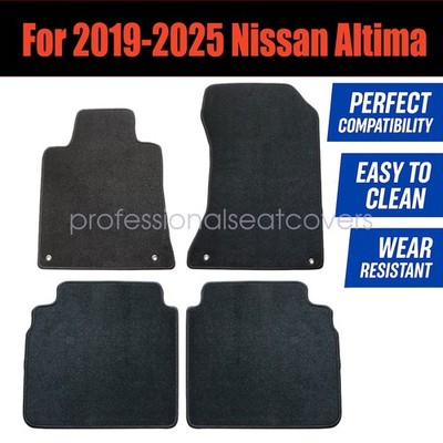 Floor Mats Carpet Velour Fits 2019 2020 2021 2022 2023 2024 2025 Nissan Altima