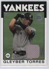 2021 Topps 1986 Topps Baseball Relics Gleyber Torres #86R-GT 5w0