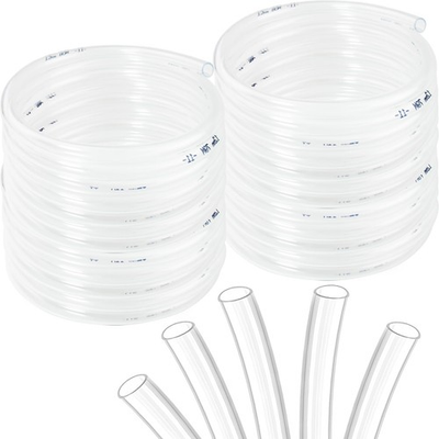 #ad Clear Vinyl Tubing Clear Tubing Clear Hose PVC Tubing 1 2quot; ID x 5 8” OD x 10 $13.83