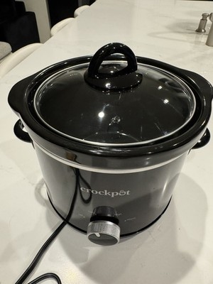 Crock-Pot SCR200-B Manual Slow Cooker, 2 Quart Black Stoneware BRAND NEW