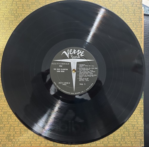Ella Fitzgerald Sings Duke Ellington Songbook Vol 1 Verve 2LP Gatefold DG OG - Picture 8 of 9