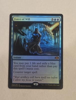 MTG - Force of Will - Foil - Dominaria Remastered
