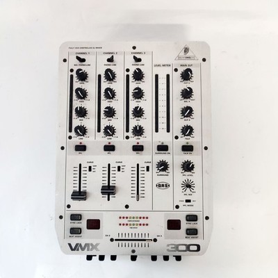 Behringer Pro Mixer VMX300 3-Channel DJ Mixer BPM Counter
