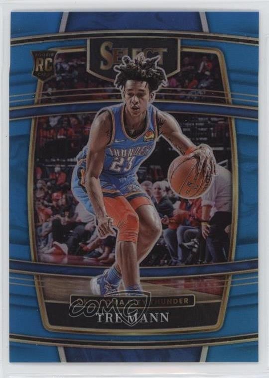 2021-22 Panini Select Concourse Light Blue Prizm 172/299 Tre Mann #36 09so