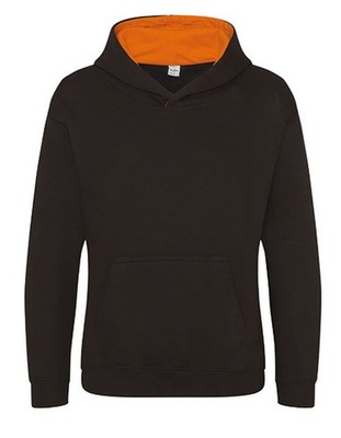 Just Hoods Kinder Kapuzenpullover Varsity Hoodie Kapuzen Sweatshirt Pulli