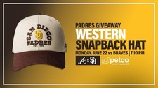 San Diego Padres Western SnapBack Hat Presale From Game June 22nd 2026