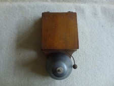 ANCIENNE SONNETTE TELEPHONIQUE BOIS 1900 / 1930