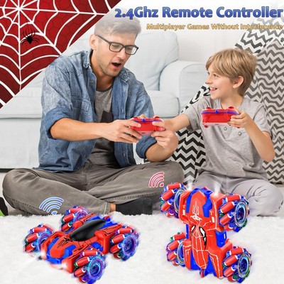 Voiture Télécommandée Spider Jouet Enfant 1/18 Voiture Course Rechargeable | 2.4Ghz Radiocommandée Voiture Téléguidée RC Drift Car Jeux Extérieur Intérieur Cadeau Garcon Fille 3 4 5 6 7 8 9+ Ans Voiture Télécommandée Spider Jouet Enfant 1/18 Voiture Course Rechargeable | 2.4Ghz Radiocommandée Voiture Téléguidée RC Drift Car Jeux Extérieur Intérieur Cadeau Garcon Fille 3 4 5 6 7 8 9+ Ans