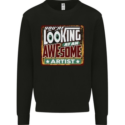 Du Siehst Einen Tollen Künstler Kinder Sweatshirt Pullover