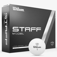 Wilson Staff Model Golf Balls White, Dozen Pack, 2025