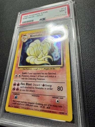 Ninetales graded PSA 9 for sale on eBay