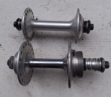 Coppia Mozzi Bici Corsa Vintage - Acciaio/Alluminio - 36 Fori - Eroica