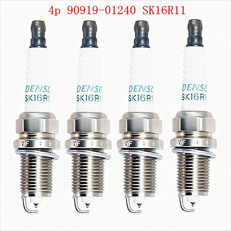 4PCS Iridium Spark Plugs 90919-01240 3324 SK16R11