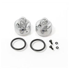 TEKNO RC TKR8702X Shock Caps (polished 7075, emulsion/vented/standard, 2pcs)