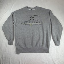 Vitage 1999 New York Yankees World Seies Champions Lee Sport Sweatshirt Large