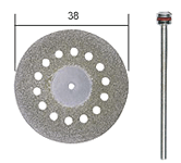 Proxxon Trennscheibe Diamantiert 38 Mm Mit KüHlläChern + 1 TräGer