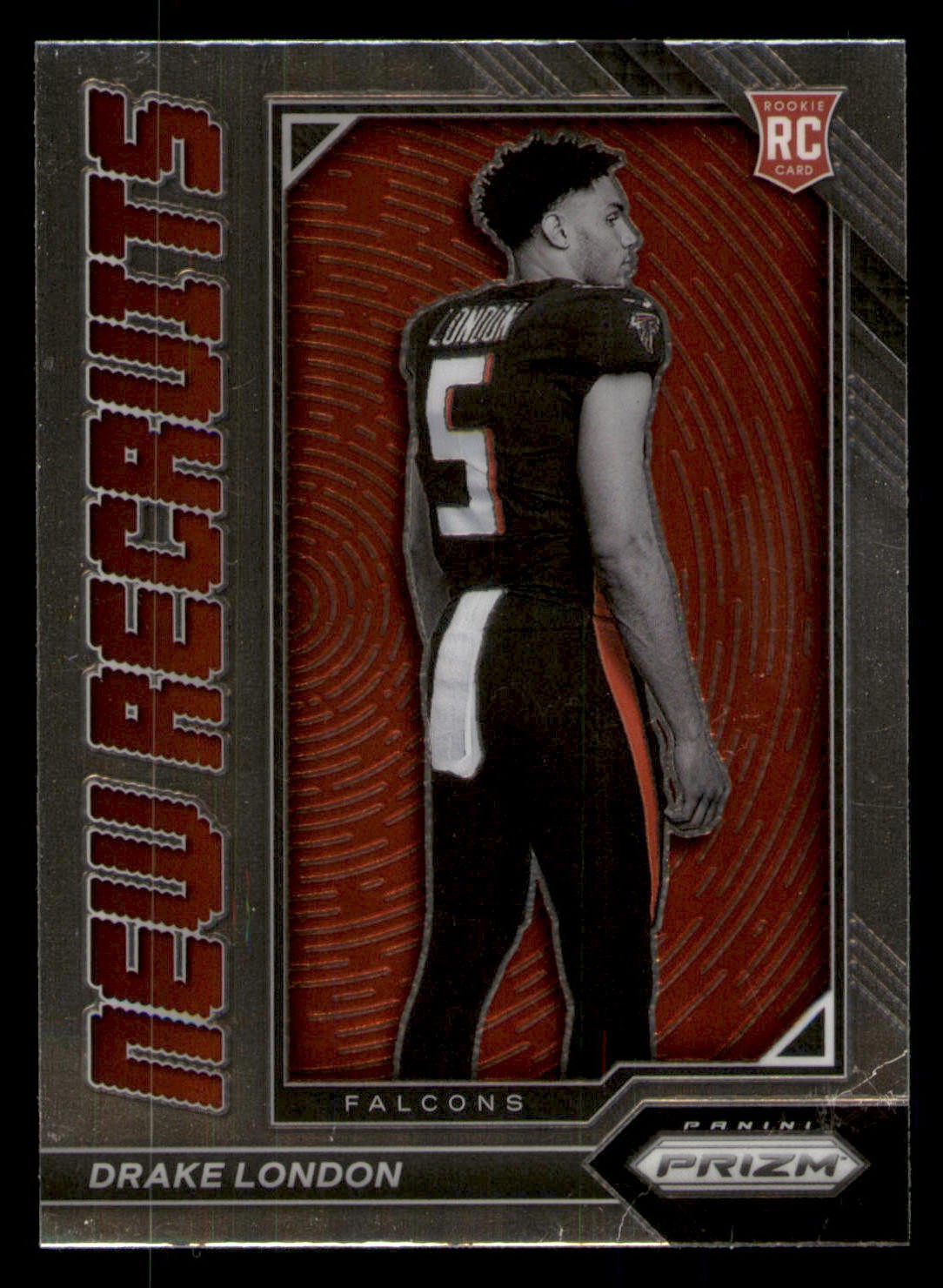 Drake London 2022 Panini Prizm Rookie Card #NR-4 New Recruits Atlanta Falcons