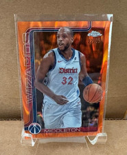 2025/26 TOPPS CHROME KHRIS MIDDLETON ORANGE RAYWAVE REFRACTOR CARD #D 22/25 WIZ