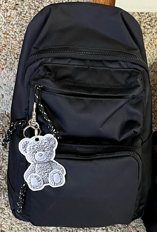 Oso de peluche baby shower llavero oso de peluche baby shower fiesta favores conjunto de 6 Foto 2 de 4