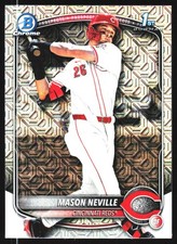 2025 Bowman Draft #BDC-109 Mason Neville Chrome Mojo Refractor