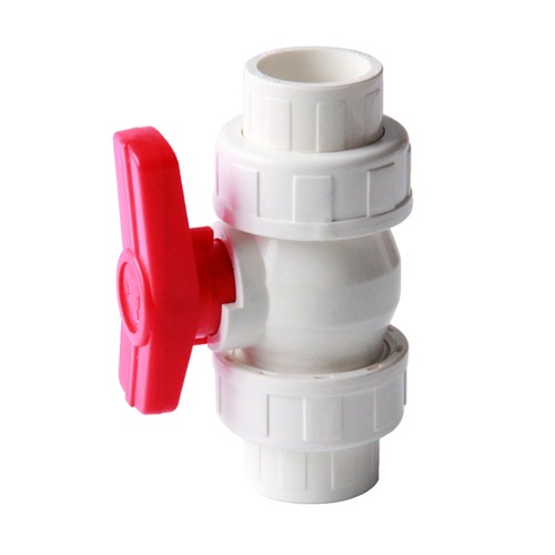 PVC Ball Valve Double Union Solvent Weld ID 20~63MM Pond Fish Koi Pipe Fitting - Picture 8 of 26