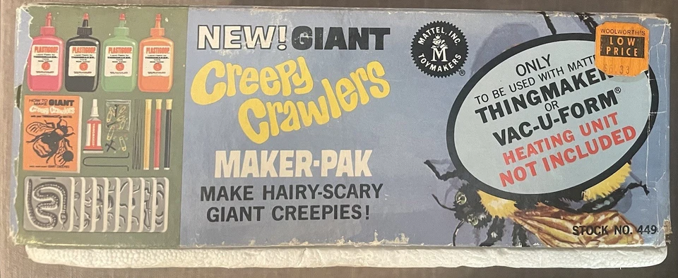 Mattel Thingmaker 1964 Giant Creepy Crawlers Maker-Pak #2 Foto 4 de 4
