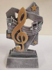 School Music trophy award band choir, with your engraving, about 5.5" tall