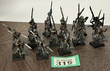 Warhammer The Old World Wood Elf Realm Eternal Guard X10 OOP Metal Models