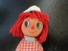 CUTE Vintage 1980s Raggedy Ann & Andy dolls small 4 inch Bobbs-Merrill — photo 10