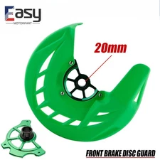 Front Brake Disc Rotor Guard Cover Green For Kawasaki KX 125 250 250F 2006-2020