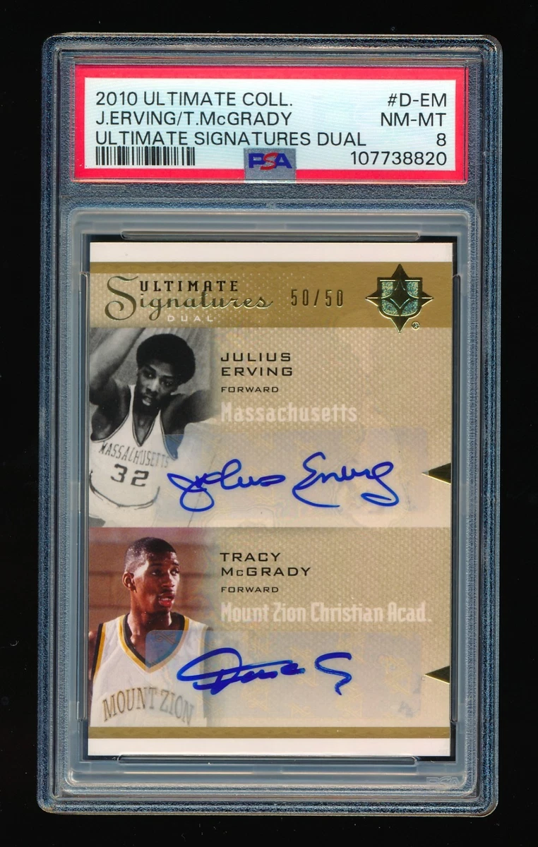 Upper Deck Julius Erving Basketball Autographed Sports Trading
