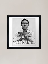 Vybz Kartel Framed Art Print Framed Wall Art Poster Canvas Print Picture