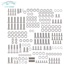 For Sbc Chevy Engine Bolts Kit Stainless Small Block 265 283 305 307 327 350 400