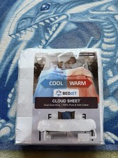 NEW BedJet Cloud Sheet Dual Zone King Size 100 Pure Cotton Cooling Warming