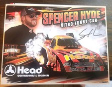 2026 Nhra Autograph Spencer Hyde Head Ford Mustang
