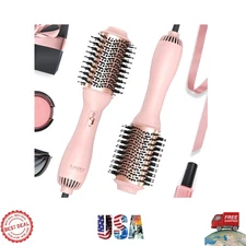 4-in-1 Hair Blow Dryer Brush: Hot Air Brush with 60mm Oval Barrel for Volume