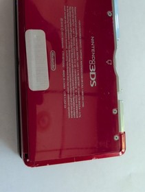 Nintendo 3DS Handheld System Flame Red Working