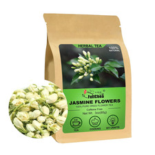 - Dried Jasmine Flowers, 3Oz/85G - Premium Edible Flowers Whole Buds - Non-Gmo -