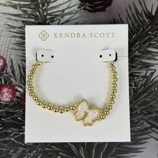 Kendra Scott Haley Bow Gold Stretch Bracelet