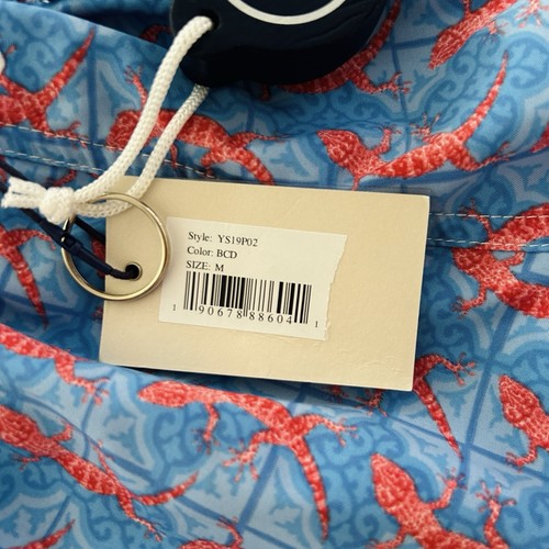 Peter Millar Seaside Collection Boys Medium Blue 9/10 Reptile Swim Trunk NWT - Picture 11 of 13