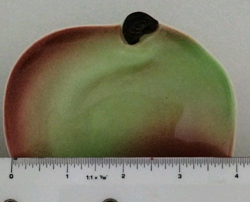 Vintage Hand Painted Carlton Wear Apple Sauce Boat and Serving Saucer. - Picture 14 of 14