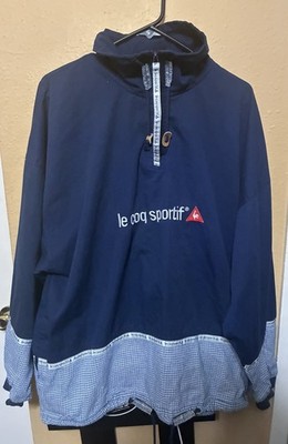 Rare Vintage LE COQ SPORTIF Navy Track Jacket Windbreaker
