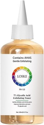 7% Glycolic Acid Exfoliating Toner, Hydrating Facial Toner, Smooth Glowing