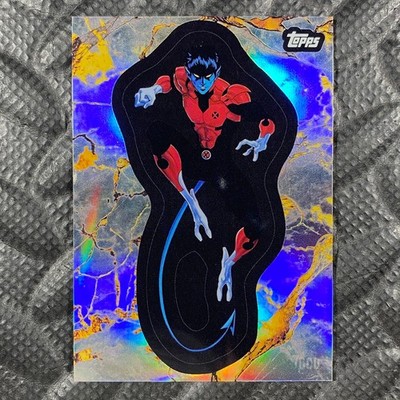 TOPPS 2025 MARVEL COMIC BOOK HEROES #129 2025 NIGHTCRAWLER BASE REFRACTOR