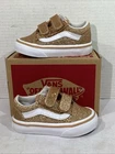 Vans Toddler Girls Size 5 EU 21 Glitter Amberlight Old Skool V Sneakers AJ-1414