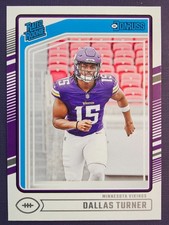 2024 Panini Zenith #331 Rated Rookie Dallas Turner Vikings Rookie Card