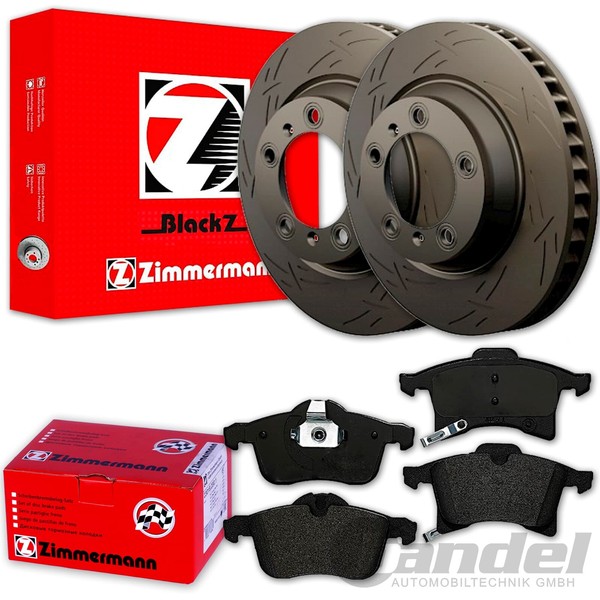 Zimmermann Sport Bremsscheiben + BelÄGe Vorne Passend FüR Opel Corsa E POC J79-image
